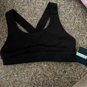 Girls brand new black sports bra